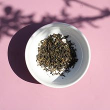 Load image into Gallery viewer, DARJEELING FIRST FLUSH BLACK TEA, IMAGE OF ORGANIC LOOSE LEAF TEA